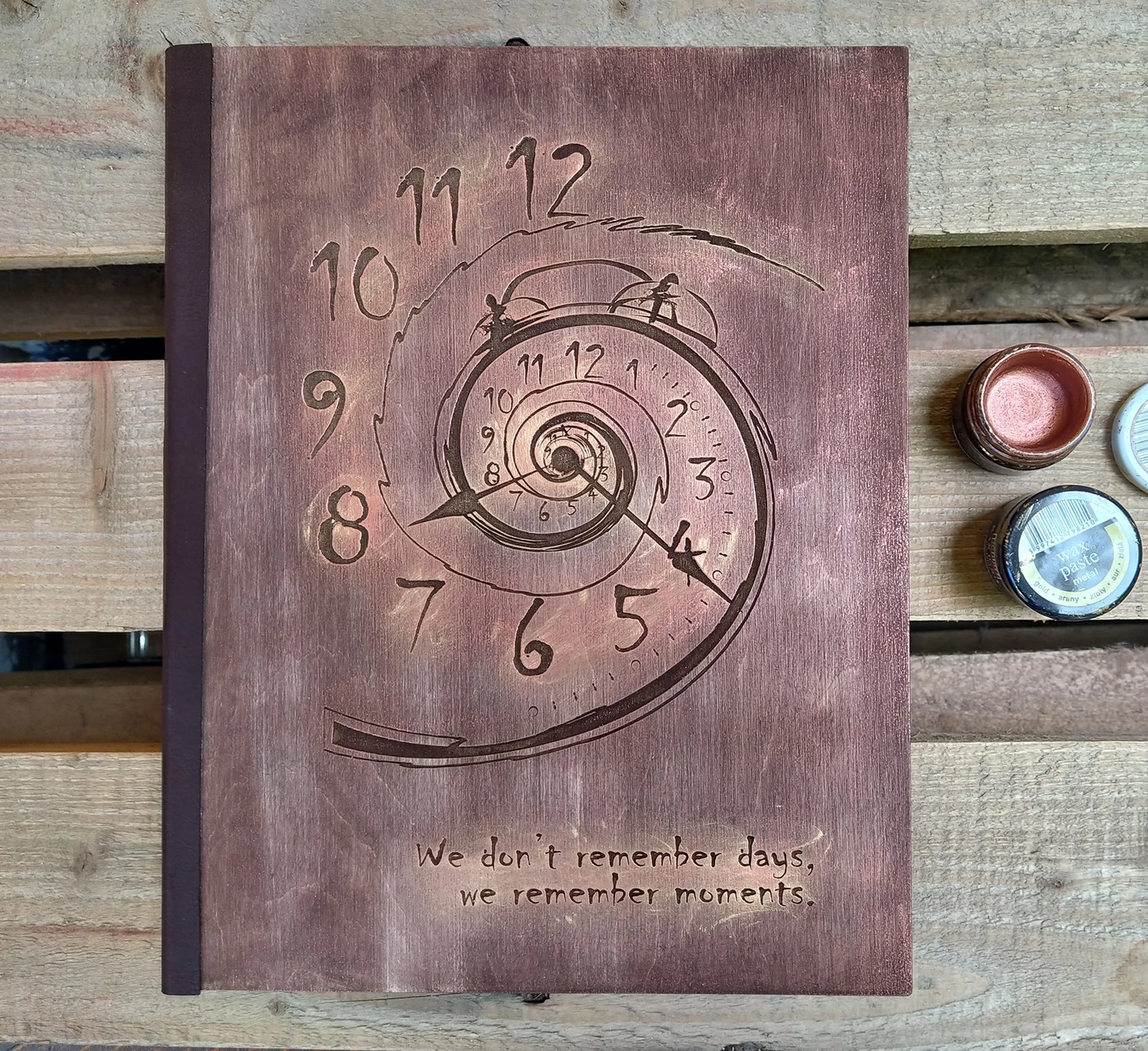 Луксозен албум за снимки - Време