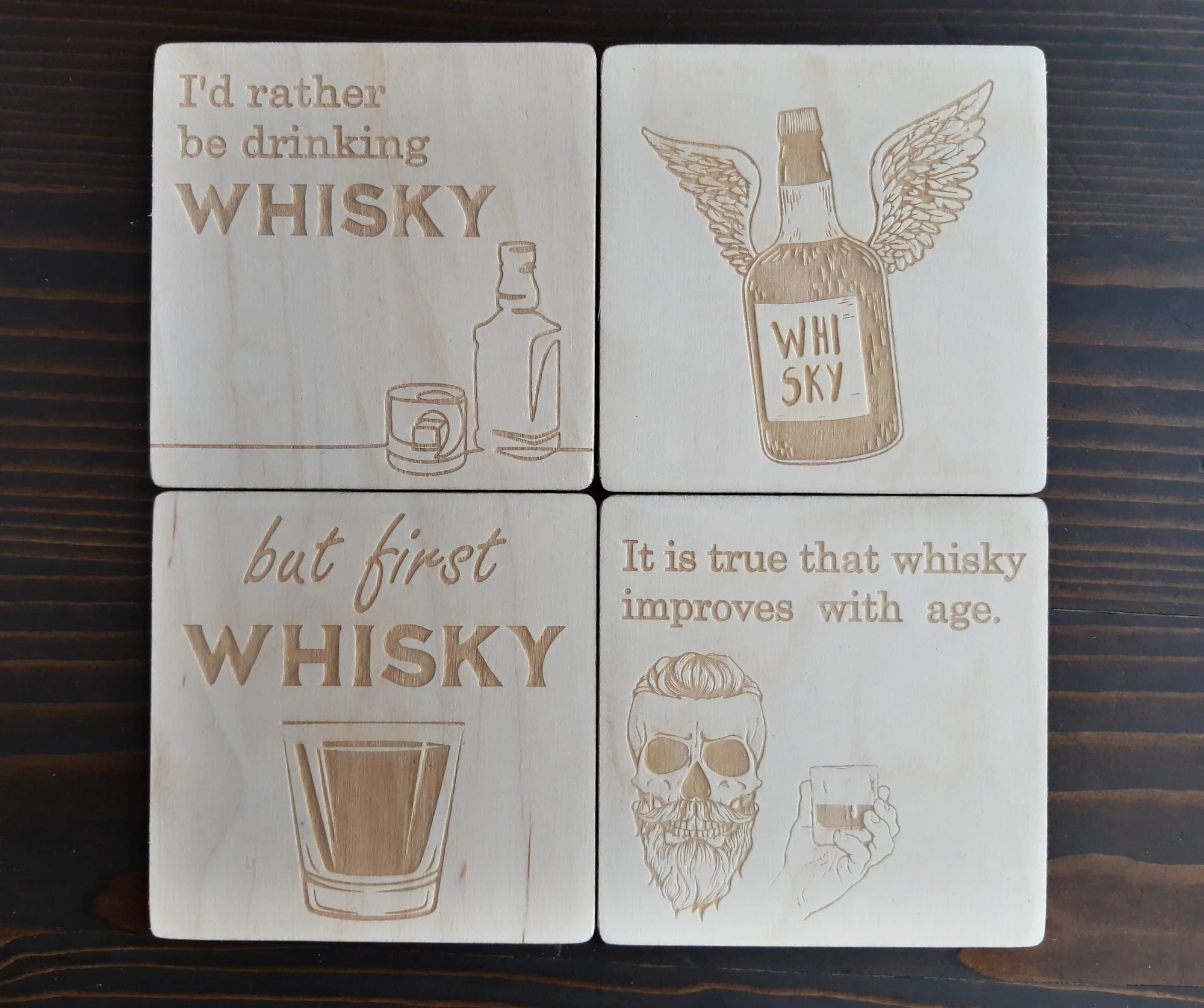 Подложки за чаши за уиски